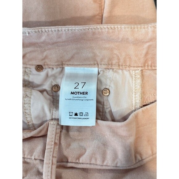 Mother Women Jeans Orange High Waisted Looker Lipstick And Other Stories Size 27 - Picture 4 of 11